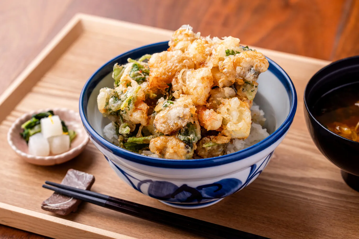 海鮮かき揚げ丼